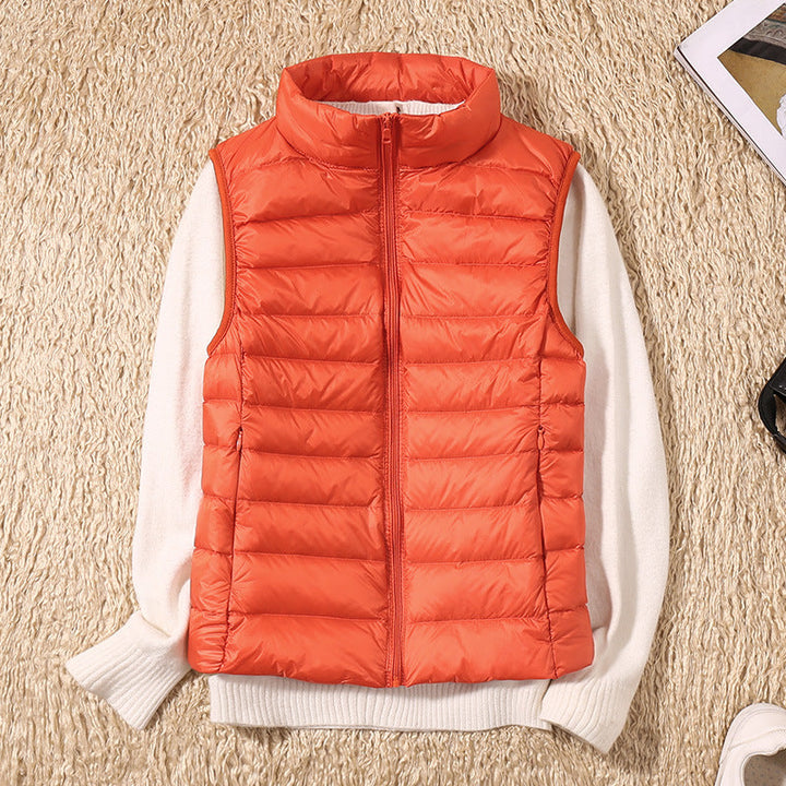 Wren - Waterproof Vest with White Duck Down