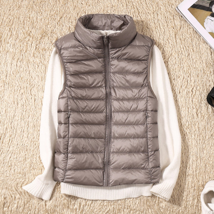 Wren - Waterproof Vest with White Duck Down