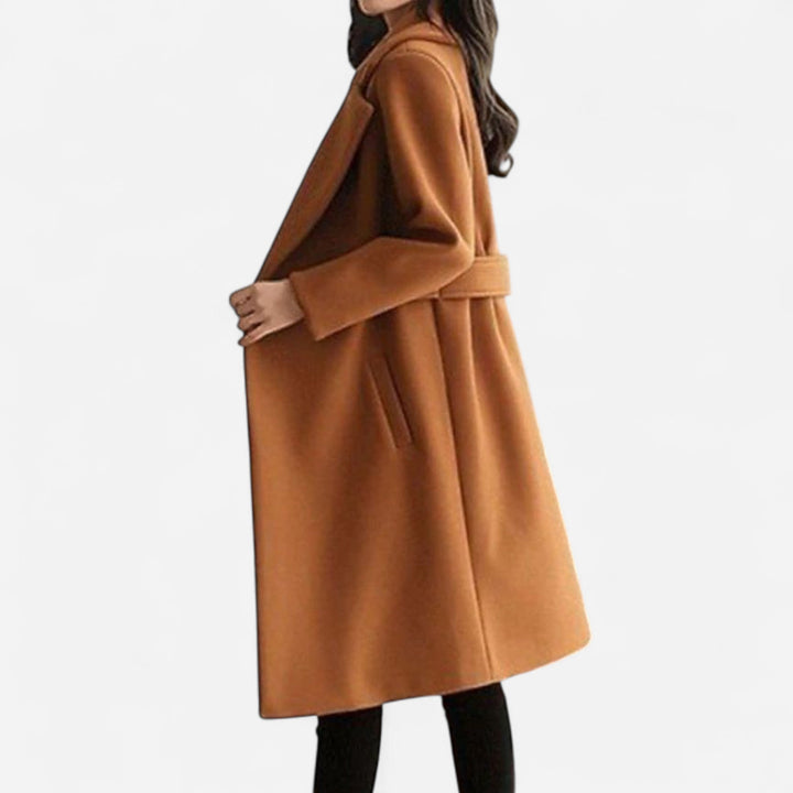 Lila - Classic Wool-Blend Coat Winter Elegance and Comfort