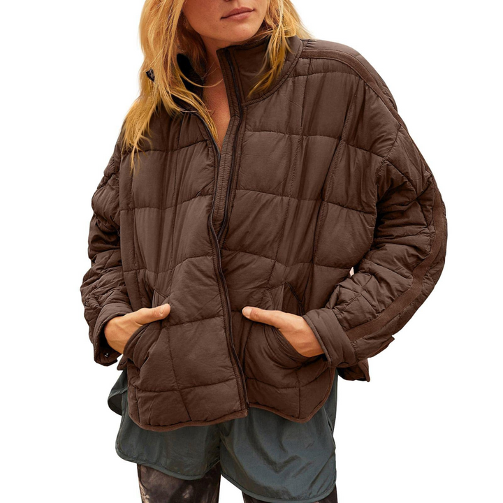 Charlotte - Lightweight Compact Zip Puffer Jacket