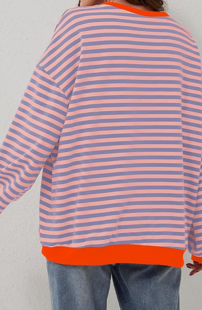 Odette - Striped Oversized Jumper