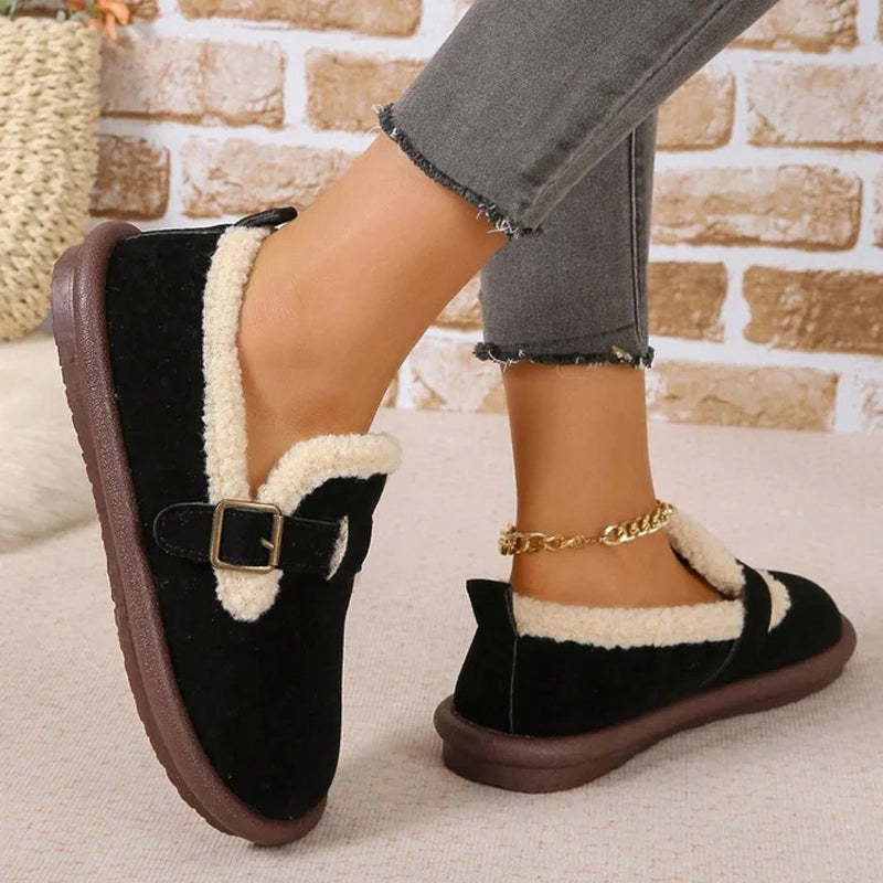Charlotte - Warm and Comfortable Flat Shoes