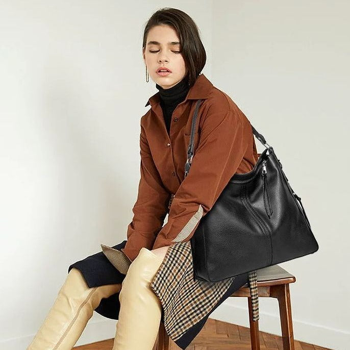 Mariah - Stylish Leather Tote Bag