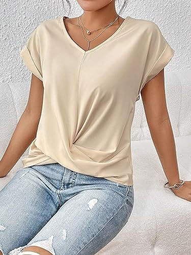 Harperlyn - Cozy V-Neck Casual Tee