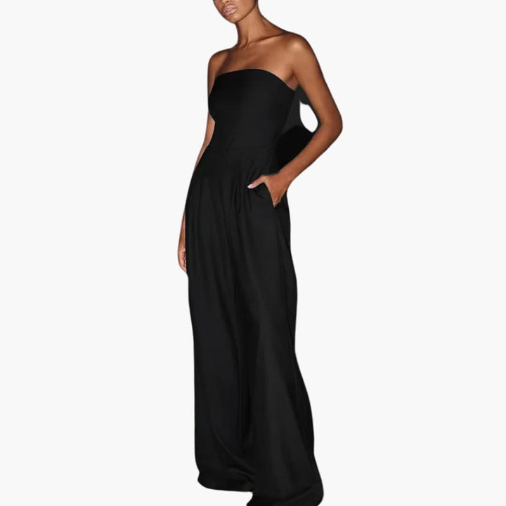 Nora - Backless Loose Leg Jumpsuit