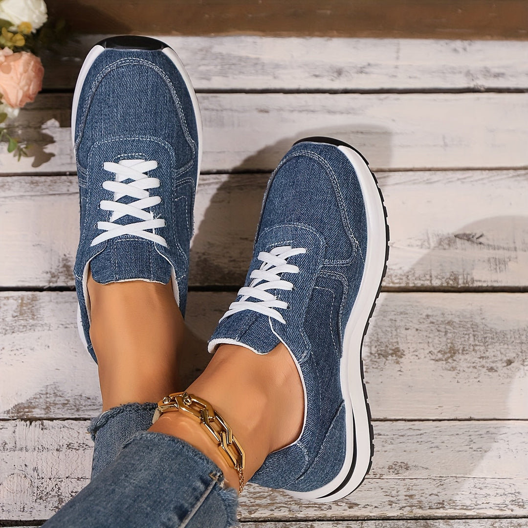 Isla - Orthopedic Denim Sneakers