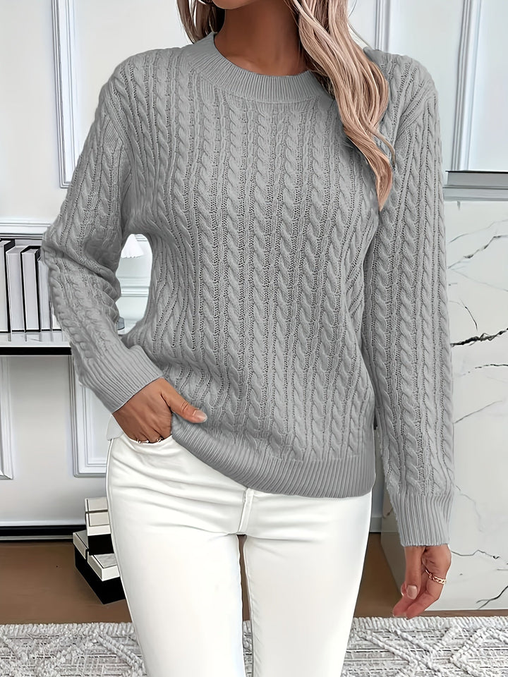 Esther - Casual Loose-Fit Round Neck Sweater