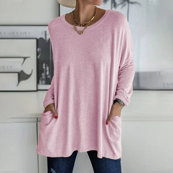 Bryony - Relaxed Long Sleeve Top