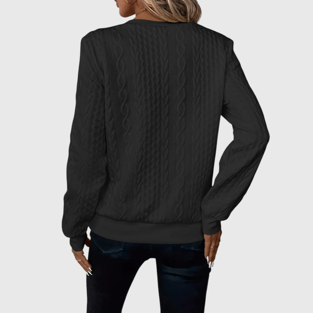 Hallie - Elegant Jumper with Zip