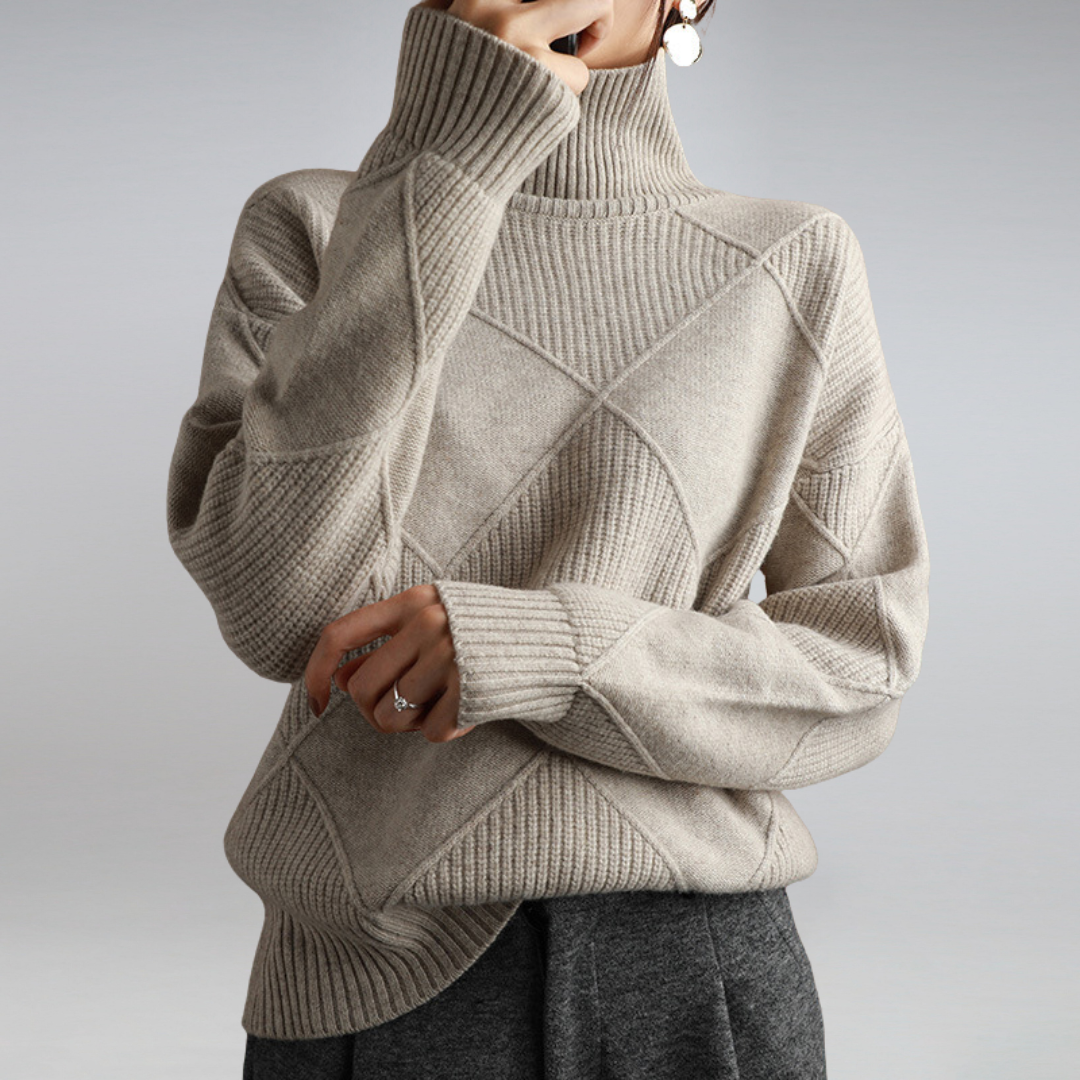Elowen - Cosy Roll Neck Jumper