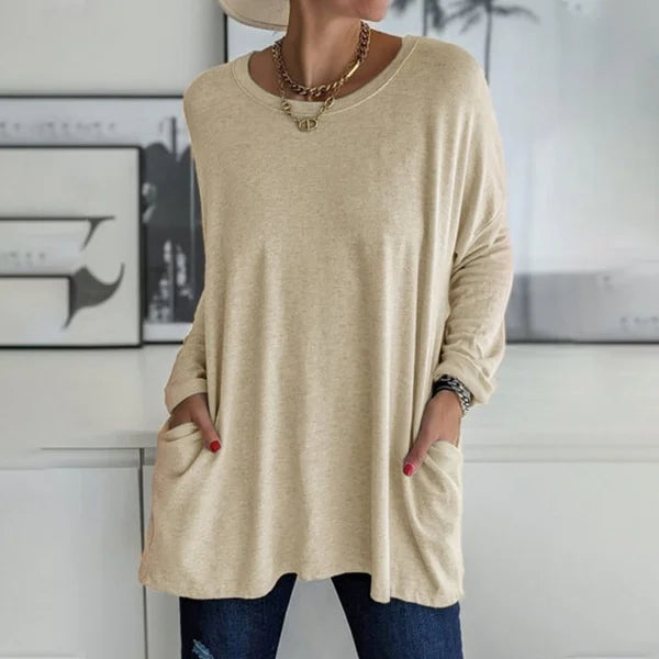 Bryony - Relaxed Long Sleeve Top