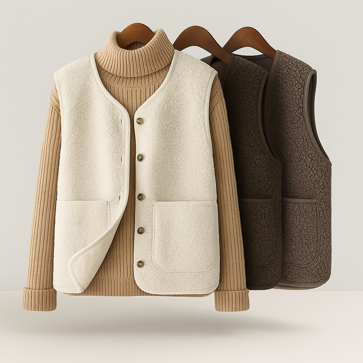 Camila - Versatile quilted gilet