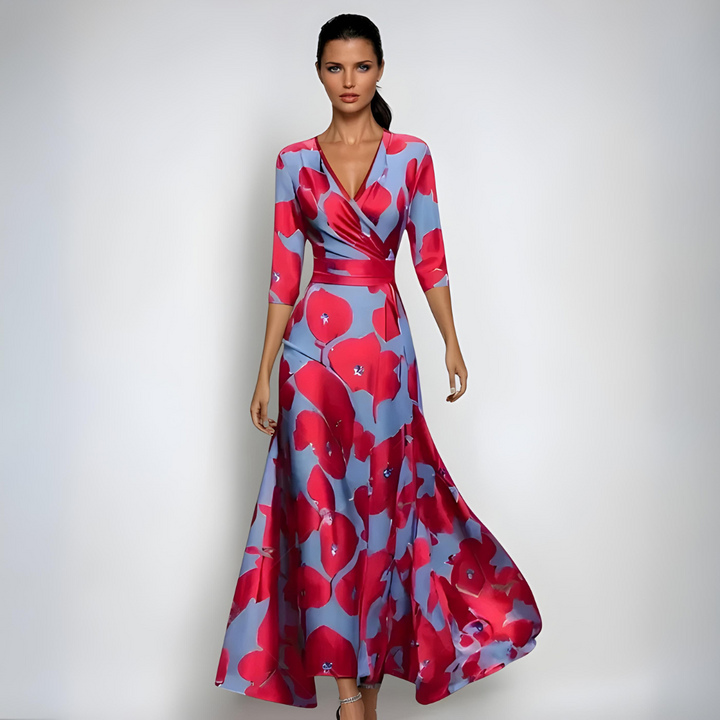 Ophelia - Sophisticated Floral Dress for Unshakeable Confidence