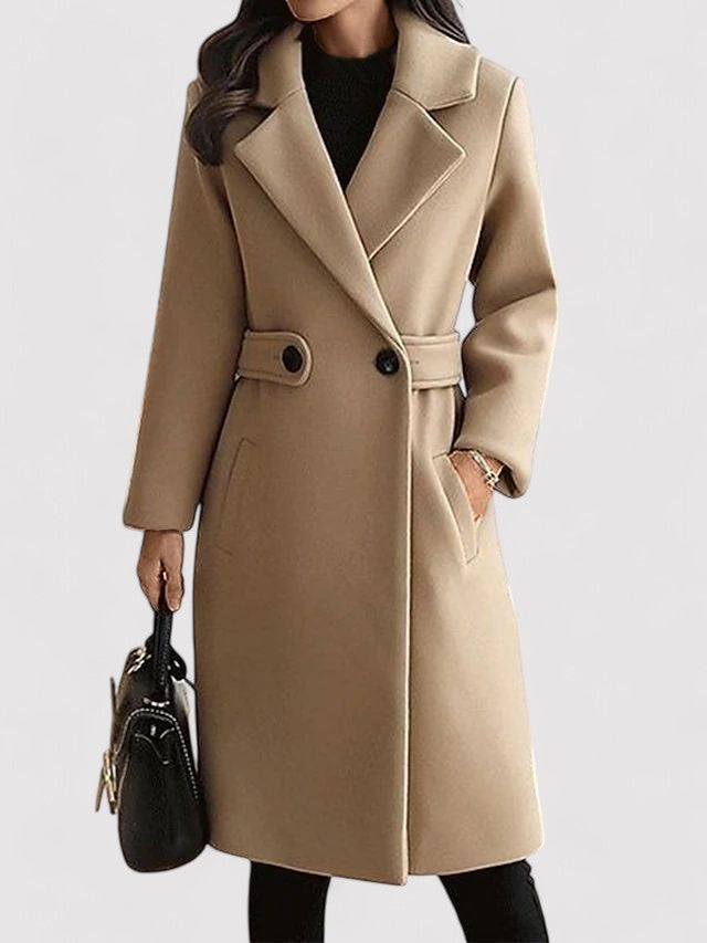 Alison - Winter Warm Coat with Belt