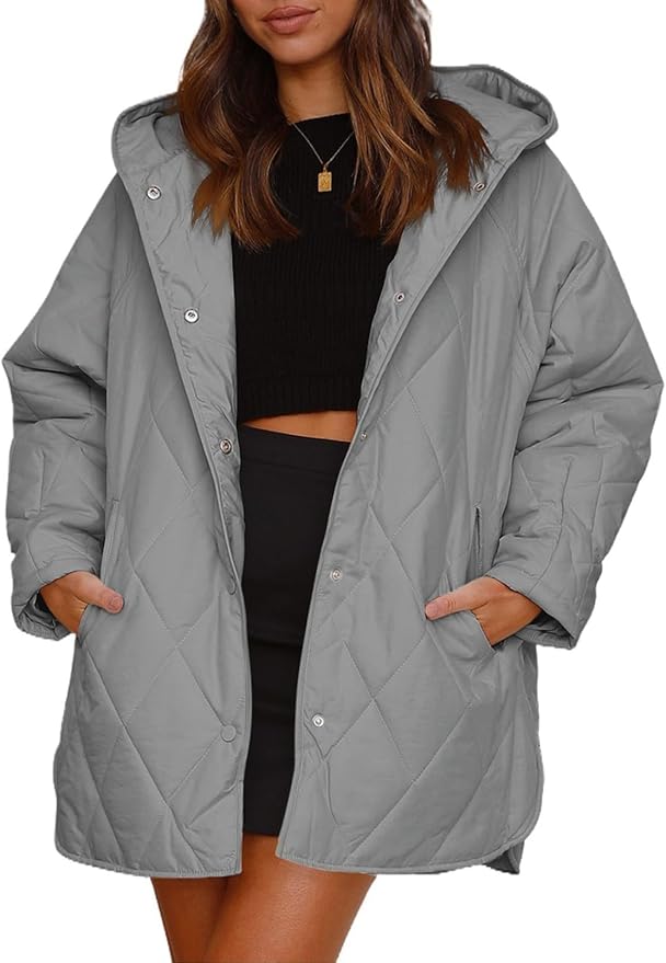 Francesca - Lightweight waterproof padded jacket with hood