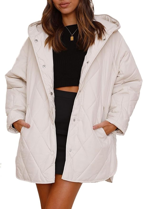 Francesca - Lightweight waterproof padded jacket with hood