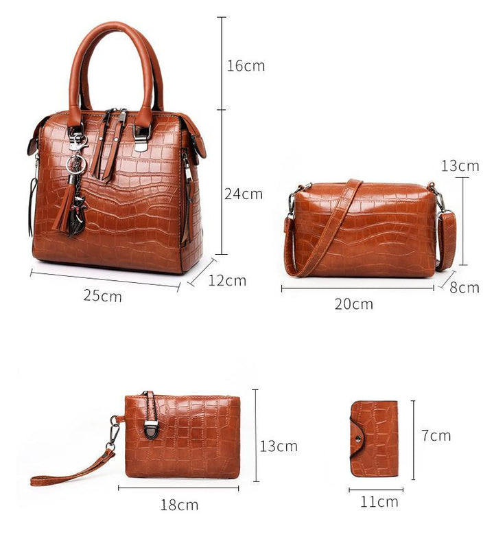 Nancy - Classic Elegance | Modern 4-Piece Bag Set