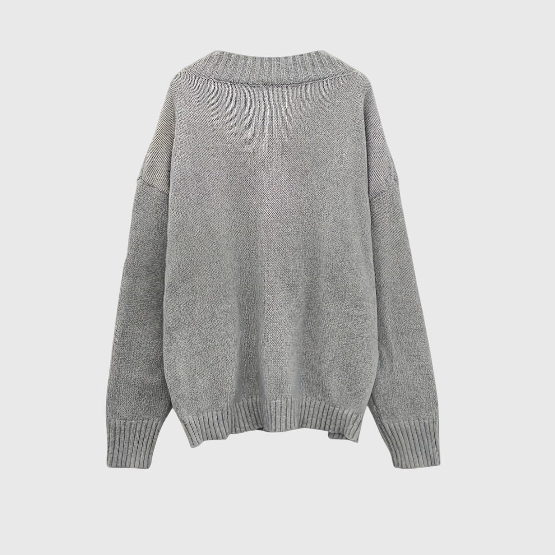 Carys - V-Neck Knitted Sweater