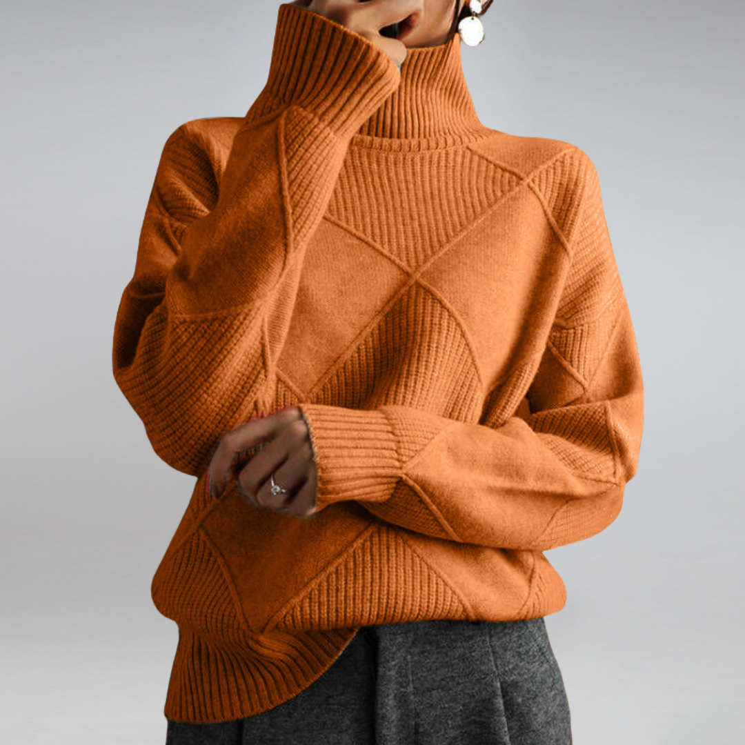 Elowen - Cosy Roll Neck Jumper