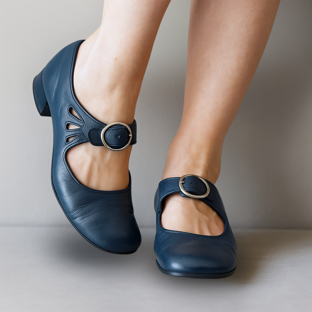 Angharad | Orthopaedic Leather Sandals with Comfortable Sole