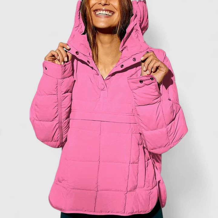 Rachel - Waterproof Oversized Hooded Pullover Jacket