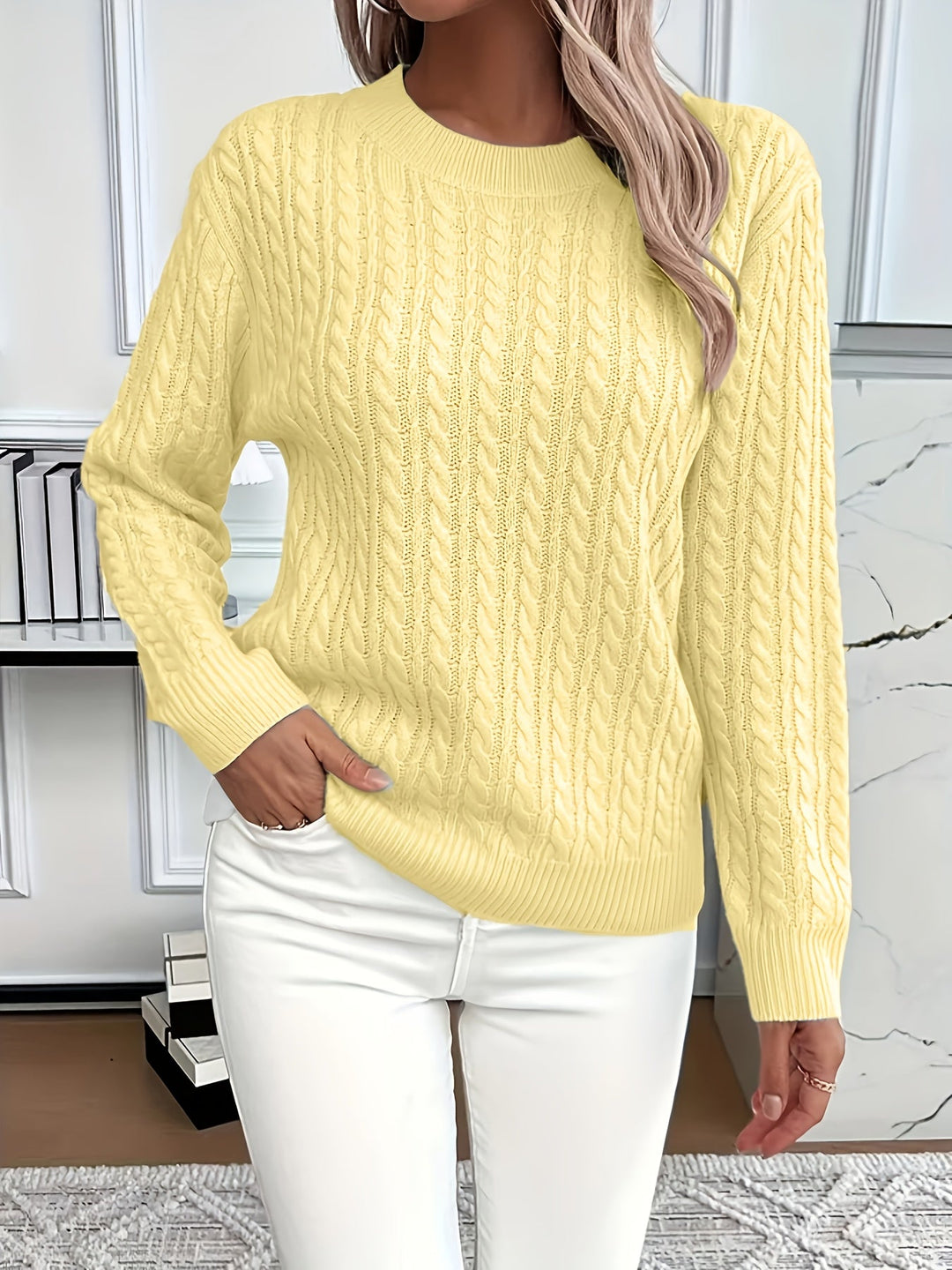 Esther - Casual Loose-Fit Round Neck Sweater
