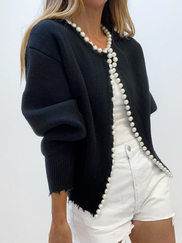 Pippa - Chic Pearl Cardigan