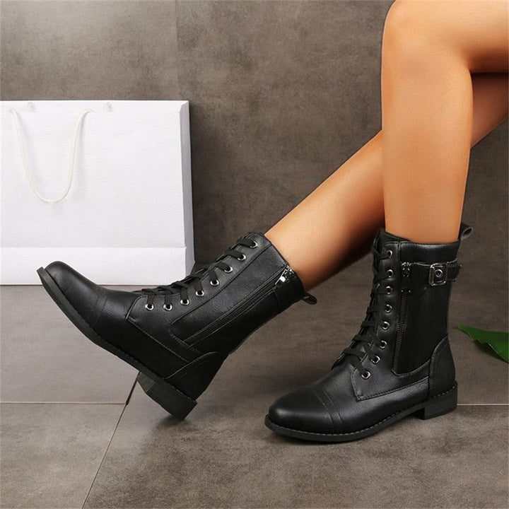 Whitney - Toe Side Zipper Orthopedic Boots