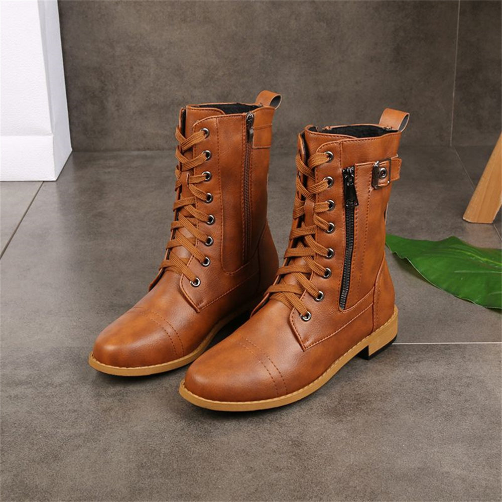 Whitney - Toe Side Zipper Orthopedic Boots