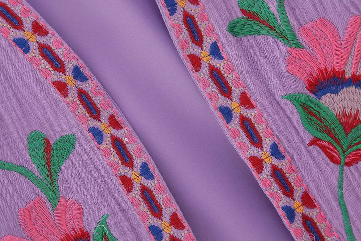 Amelia - Vintage Embroidered Boho Vest