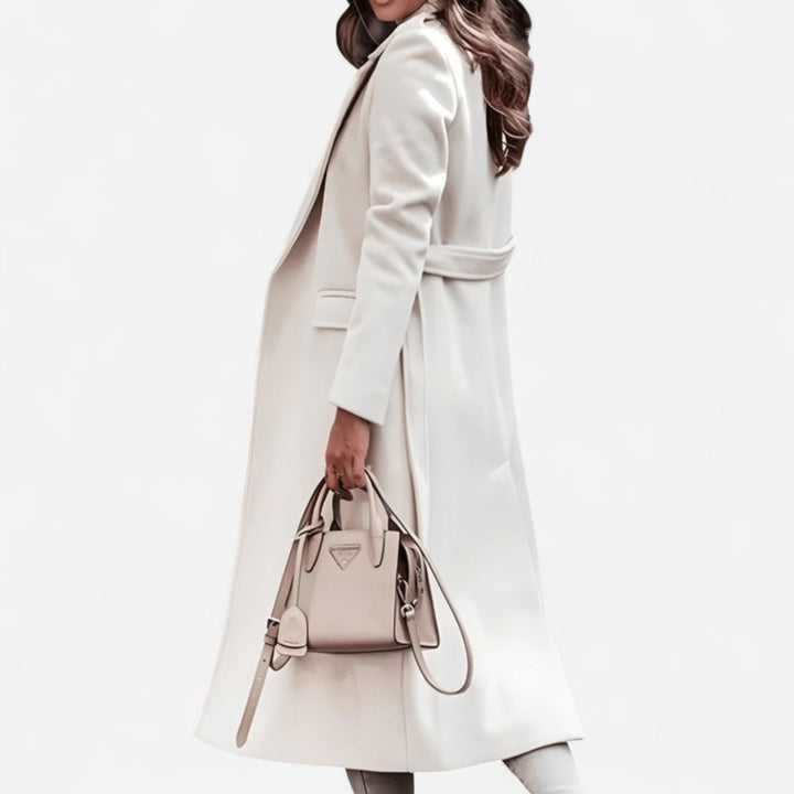 Ophelia - Long Wool-Blend Coat Timeless Elegance and Style
