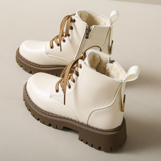 Helena - Lined Combat Boots