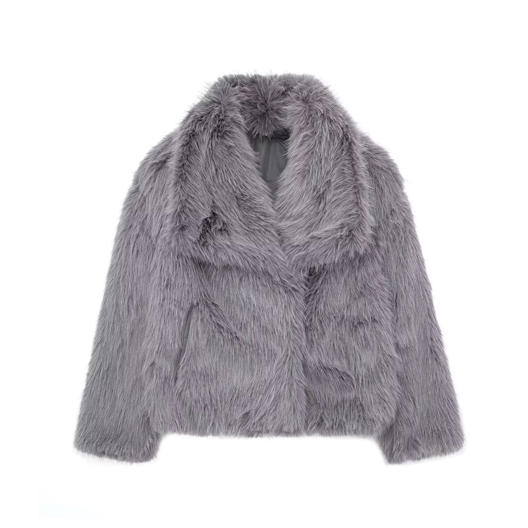 Maryam - Elegant Faux Fur Jacket