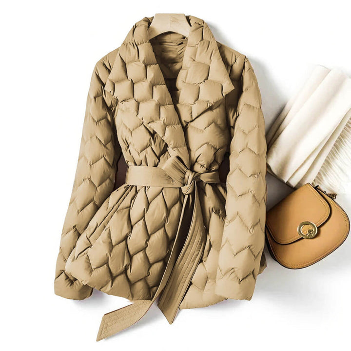 Dahlia - Stylish Quilted Down Coat