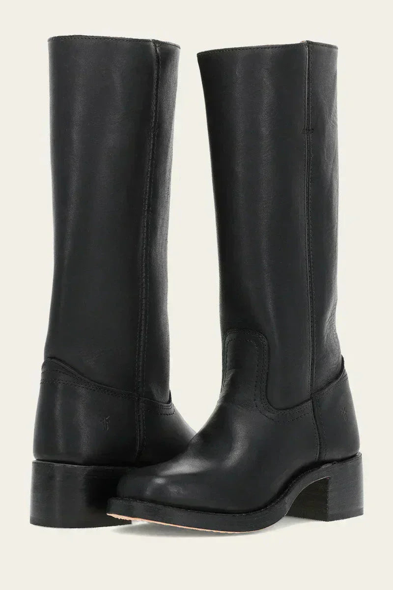 Oriana - Knee-High Boots with Slim Fit and Structured Sole