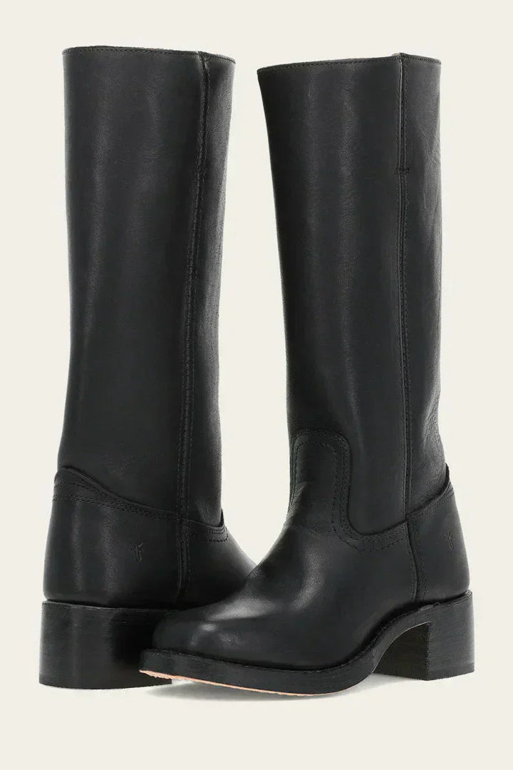 Oriana - Knee-High Boots with Slim Fit and Structured Sole