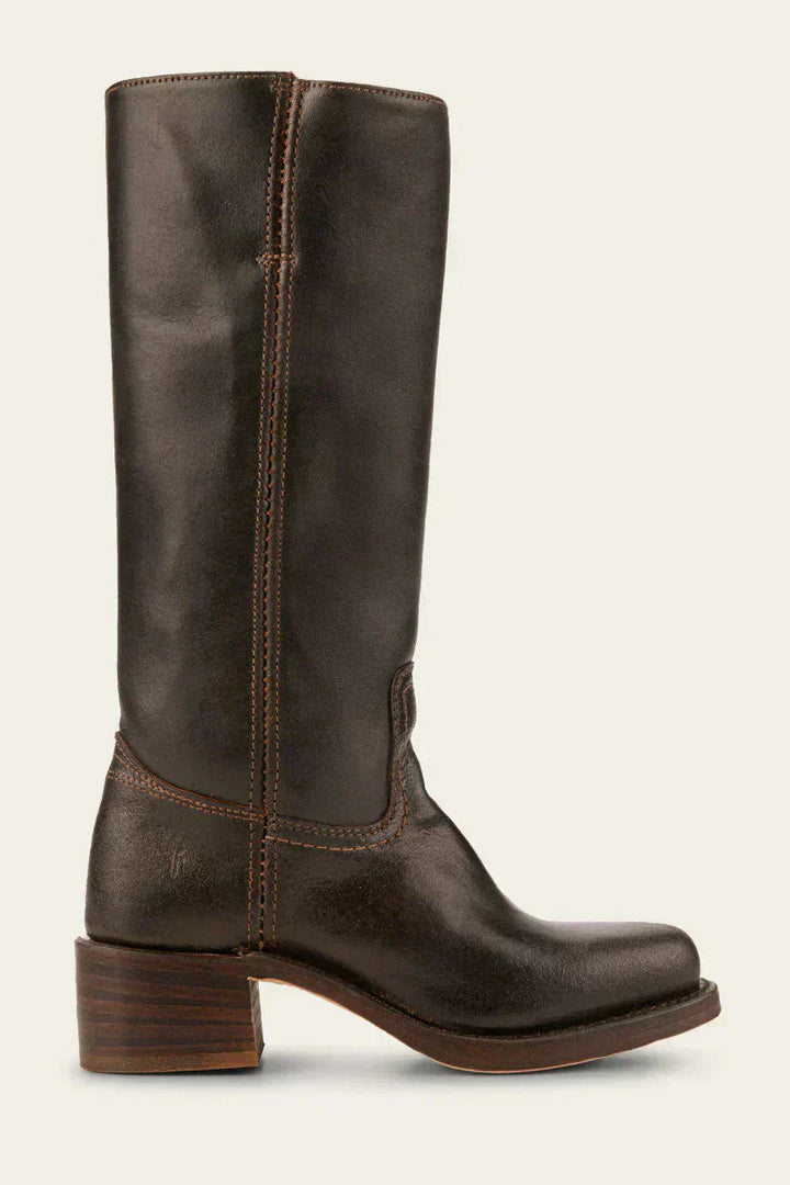 Oriana - Knee-High Boots with Slim Fit and Structured Sole
