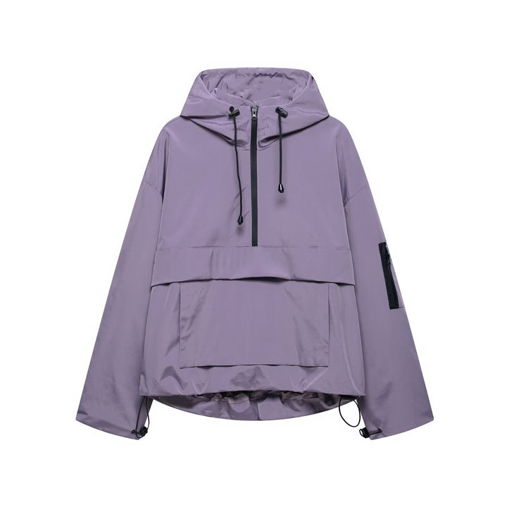Sally - Waterproof & Windproof Hooded Pullover Jacket