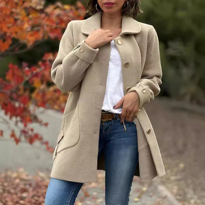 Marisol - Oversized coat with bow details