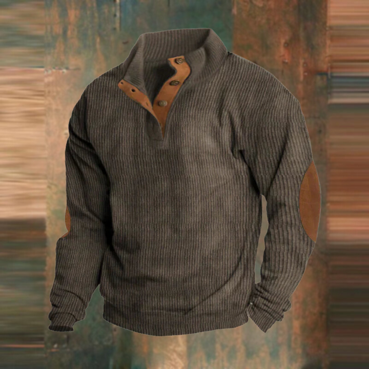 Lawrence - Casual High-Neck Long-Sleeve Sweatshirt
