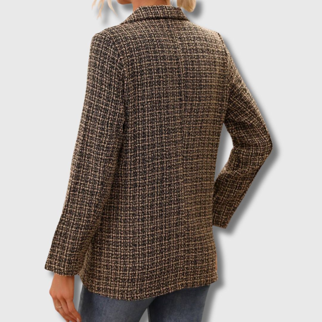 Hazel - Women's Chic Tweed Blazer Limited Edition