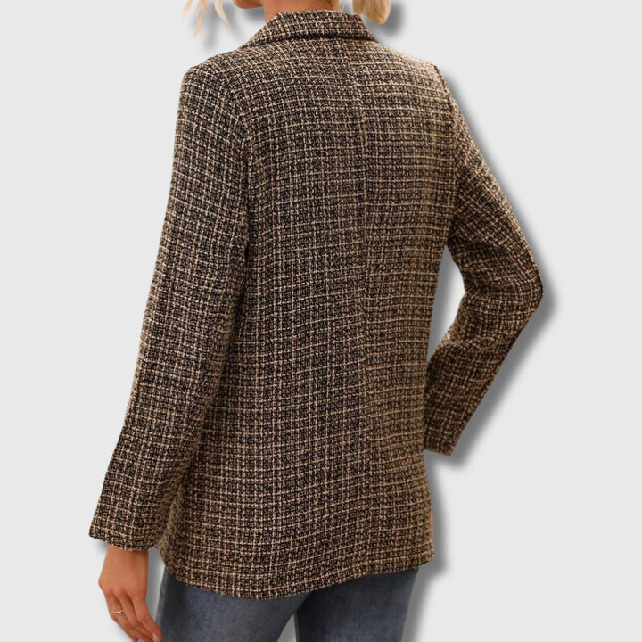 Hazel - Women's Chic Tweed Blazer Limited Edition