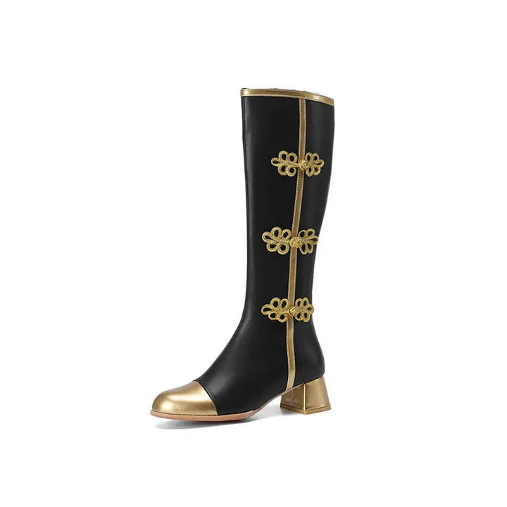 Quinn - Golden Crest Boots