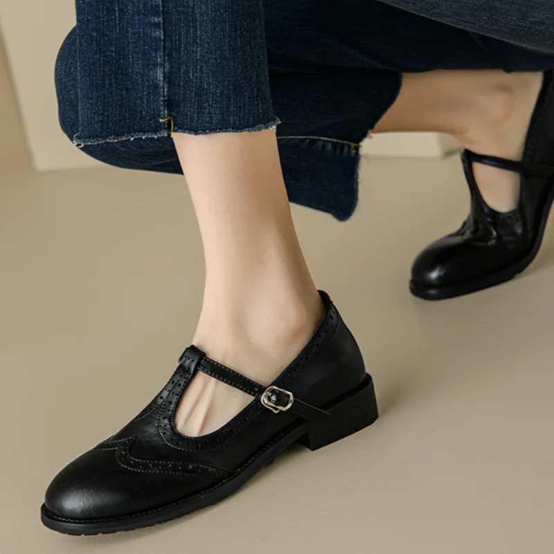 Sabrina - Elegant T-Strap Mary Janes