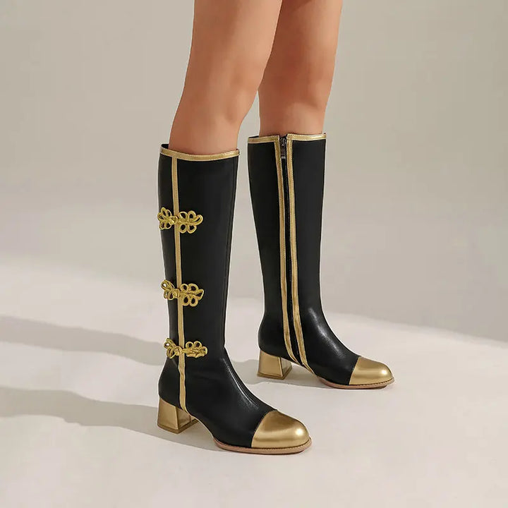 Quinn - Golden Crest Boots