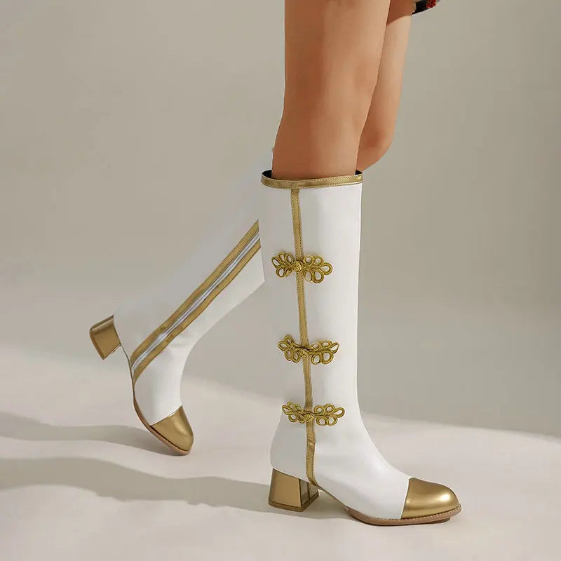 Quinn - Golden Crest Boots