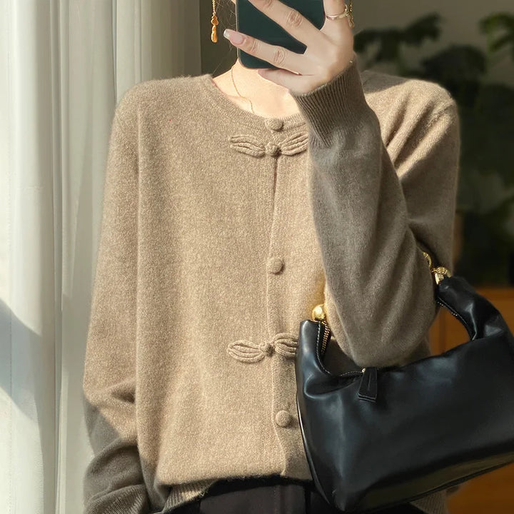 Seren - Bow Design Cardigan