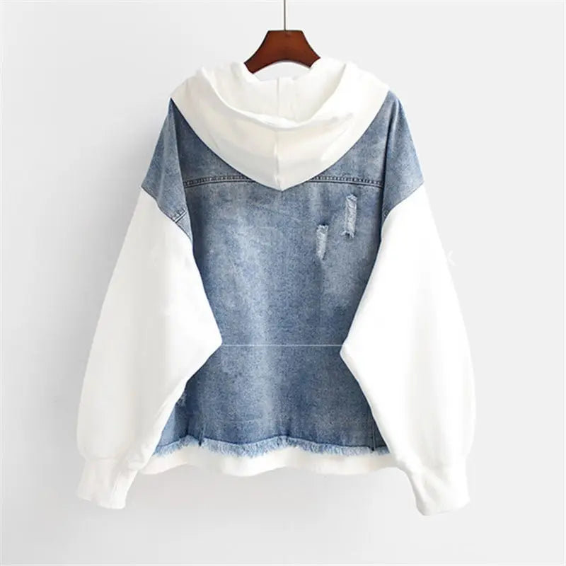 Diana - Denim Hoodie Jacket