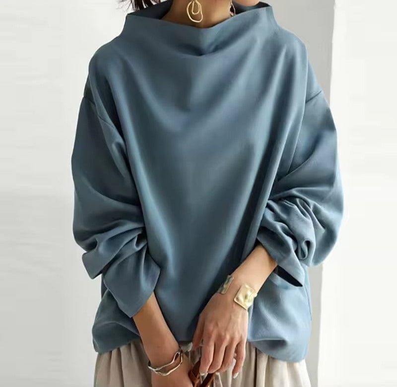 Soraya - Soft Knit Top with High Neck