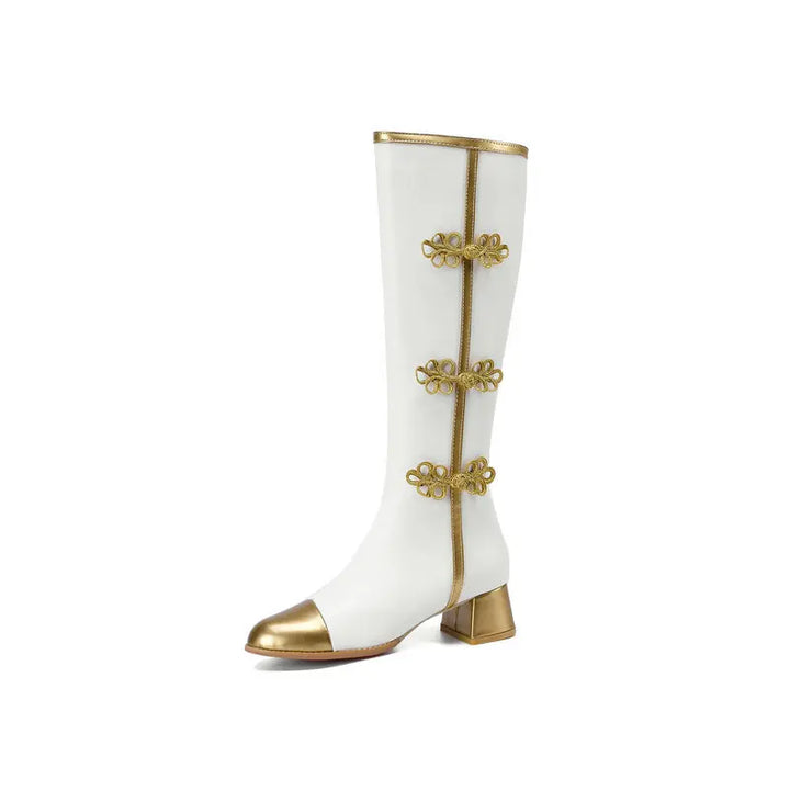 Quinn - Golden Crest Boots